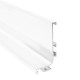 Профіль Gola Ferro Fiori  type L з LED, горизонтальний  L-4100мм, білий