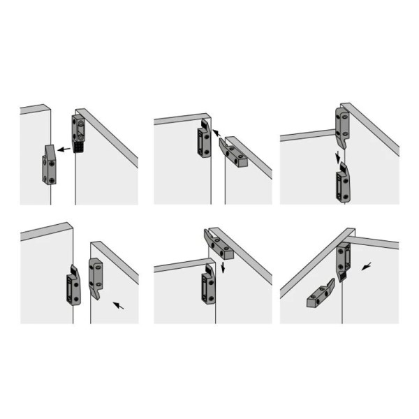 Затискний з'єднувач Multi Clip (1009684) Hettich