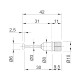 Дюбель швидкого монтажу під Rastex DU 333 (9046186) Hettich
