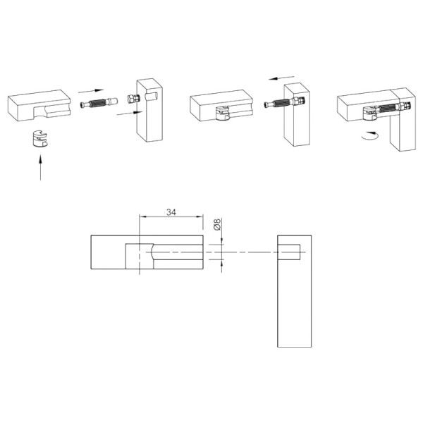 Дюбель під стяжку Rastex DU 644 М6 (9047864) Hettich