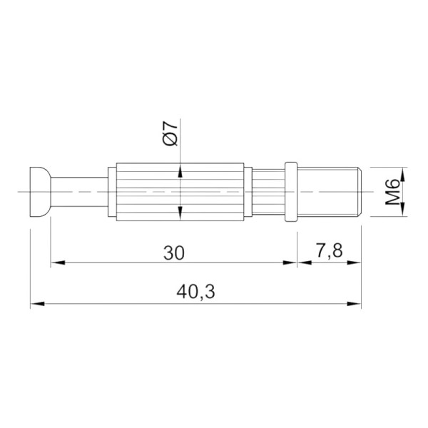 Дюбель під стяжку Rastex DU 644 М6 (9047864) Hettich