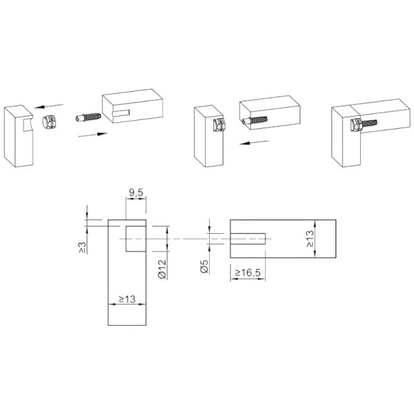 Стяжка Everfix (1067695) Hettich