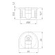 Стяжка Raffiks VB 35/16  цинк, Hettich