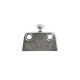 Стяжка трапецивидна TZ 4 TD, сталь нікельована (1068792) Hettich