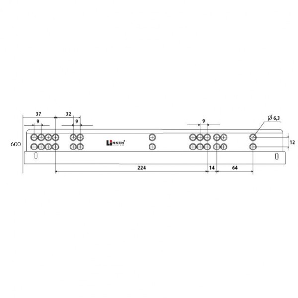 Направляючі прихованого монтажу з дотягом (16-18мм) L=600 (35 кг) SYNCHRO-3D, Linken System
