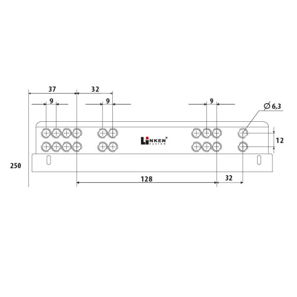 Направляючі прихованого монтажу з дотягом (16-18мм) L=250 (35 кг) SYNCHRO-3D, Linken System