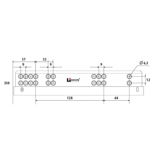 Направляючі прихованого монтажу з дотягом (16-18мм) L=350 (35 кг) SYNCHRO-3D, Linken System