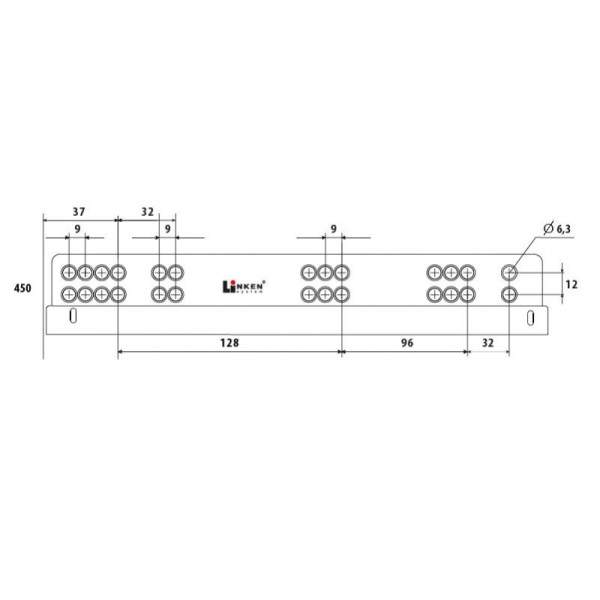 Направляючі прихованого монтажу з дотягом (16-18мм) L=450 (35 кг) SYNCHRO-3D, Linken System