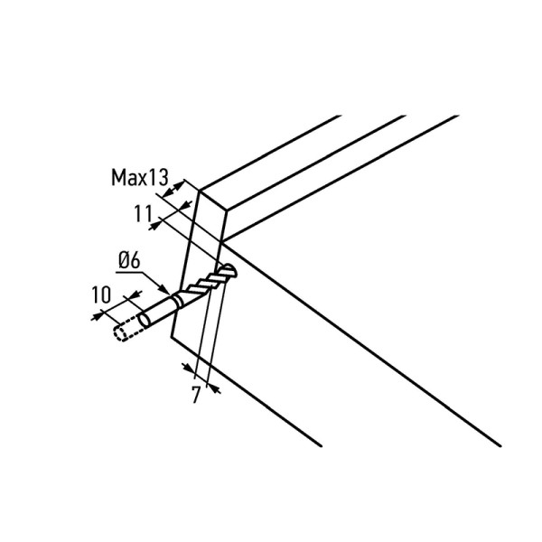 Направляючі прихованого монтажу з дотягом (16-18мм) L=500 (35 кг) 3D, Muller profi line