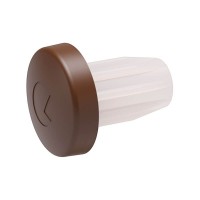Відбійник демпфер врізний Ø5мм BI-MATERIALE, коричнвий, Italiana Ferramenta