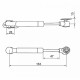 Підйомник газовий MINI 60N L-155 сірий ДС