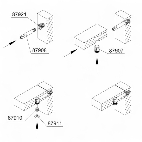 Стяжка корпус Housing d=10 L=14 12, PERMO