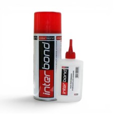 Клей INTERBOND 100g + аерозоль 400мл (двокомпонентний)