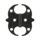 Завіс 553 (60х60х1,5) чорний, AMIG