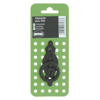 Ручка калаталка 1001 (80х30х1,5) чорна, AMIG
