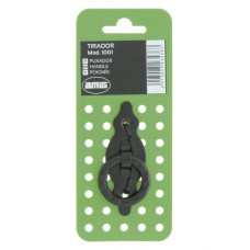 Ручка калаталка 1001 (80х30х1,5) чорна, AMIG