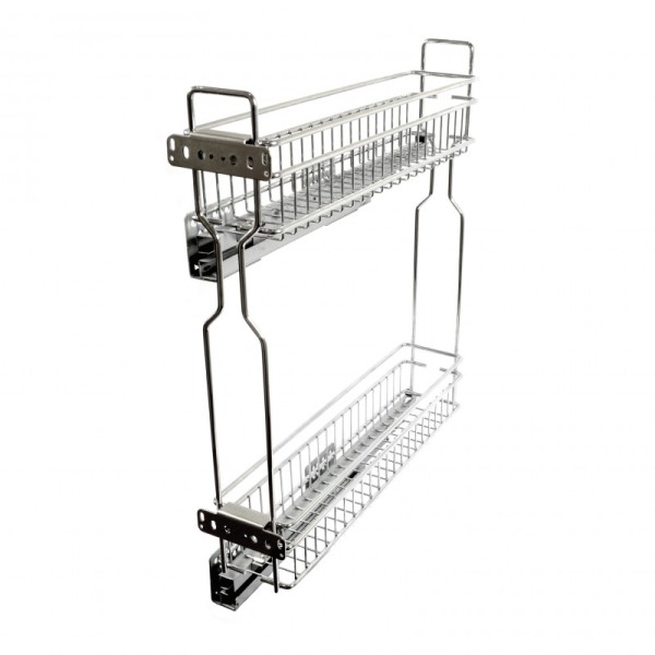 Карго Linken System SPARK 150/2 ліве повного висування тандем, бокове кріплення, хром