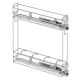 Карго STARAX S-2209 L 150/2 (S-2422-C) часткове висування тандем BLUM, бокове кріплення, хром