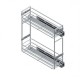 Карго STARAX S-2210 R 200/2 (S-2423-C) часткове висування тандем BLUM, бокове кріплення, хром