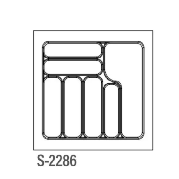 Лоток STARAX білий 550мм (490х490)
