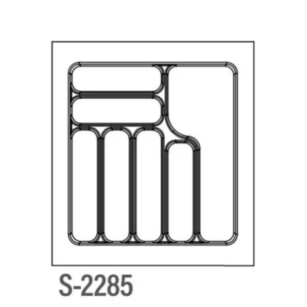 Лоток STARAX сірий 500мм (440х490)