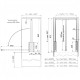 Пантограф GIFF 870-1300мм 10кг Soft stop чорний/хром