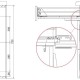 Сушка в нижній модуль 600мм хром (без направляючих), REJS WE29.0631.01.001