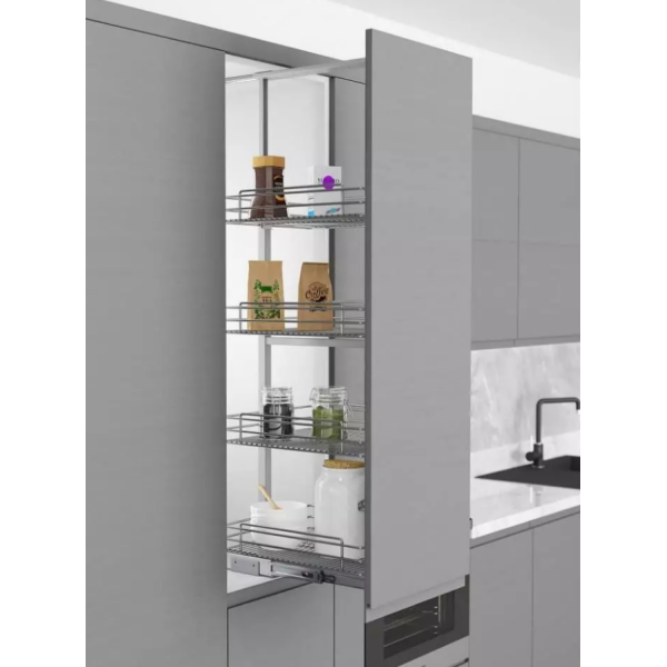 Starax S-1119-С галерея висувна 125-140 30см хром