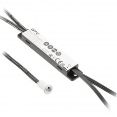 Вимикач сенсорний безконтактний AE-WBE1-10 з одним датчиком MICRO,12V/24V, 36W/72W, білий GTV