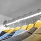 Штанга гардеробна GTV LED алюмінієва рифлена L=2,0м без розсіювача