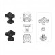 Ніжка рег.пластм MULTI LEG H 65-85 mm