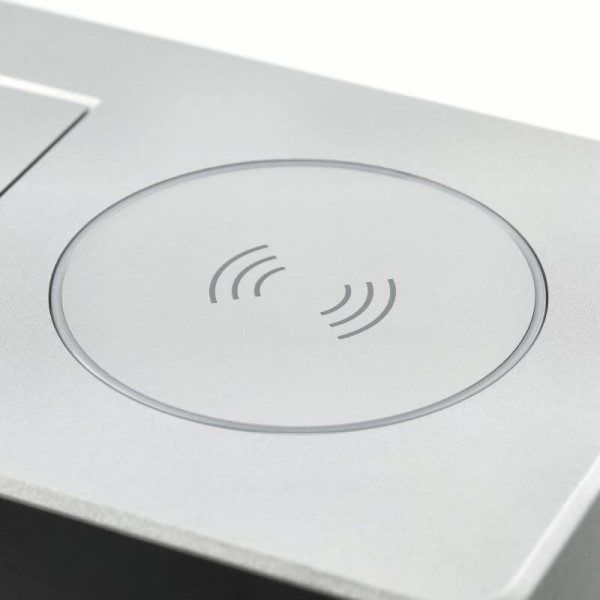 Подовжувач висувний AVARO PLUS 1 розетка SCHUKO USB A+C WC 5W провід 1,5м алюміній, GTV
