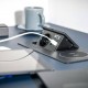 Подовжувач висувний AVARO PLUS 1 розетка SCHUKO USB A+C WC 5W провід 1,5м алюміній, GTV