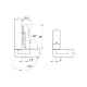 Петля Hettich Clip-on, 110°,Intermat 9943, накладна, нікель (1029518)
