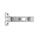 Петля Hettich Clip-on, 95°,Intermat 9936, накладна, для алюмінієвого профілю, нікель (9155233)