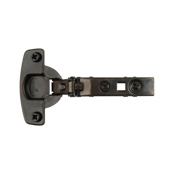 Петля Hettich SENSYS Clip-on,110°, 8646і,накладна для тонк. фас.10-19мм, з дотяг. чорна (9094276)