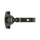Петля Hettich SENSYS Clip-on,110°, 8646і,накладна для тонк. фас.10-19мм, з дотяг. чорна (9094276)
