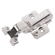 Петля Clip-On для алюмінієвого профілю внутрішня 95°, нікель, 3D, Muller Profi Line