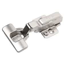 Петля Clip-On, з дотягувачем, напівнакладна 105°, нікель, 3D Muller Profi Line