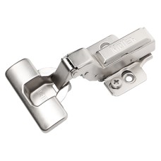 Петля Clip-On, з дотягувачем, внутрішня 105°, нікель, 3D Muller Profi Line