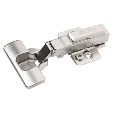 Петля Clip-On, з дотягувачем, накладна 105°, нікель, 3D Muller Profi Line