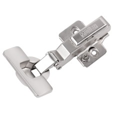Петля Clip-On, з дотягувачем, кутова -45°, нікель, 3D Muller Profi Line