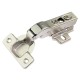 Петля Clip-On, з дотягувачем, кутова 30°, нікель, 3D, Muller Profi Line