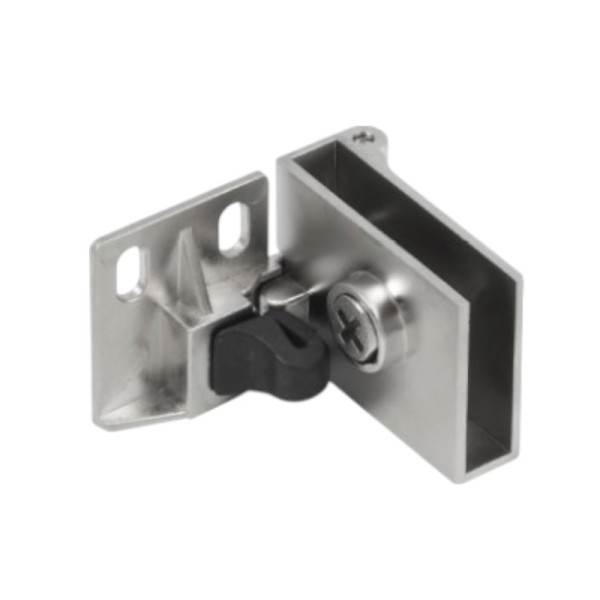 Петля для скла  FAM права хром
