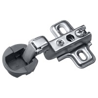 Петля для скла d-26 внутрішня з кришкою чорна (97525+97533) MULLER
