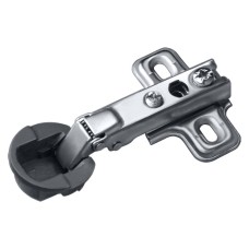 Петля для скла d-26 накладна з кришкою хром (97523+97532) MULLER