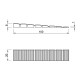 Клини для підкладки чорні Muller