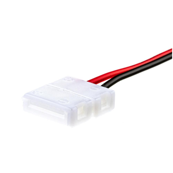 Конектор для Led-стрічки № 5 зєднувач 8мм провід +2 затискача