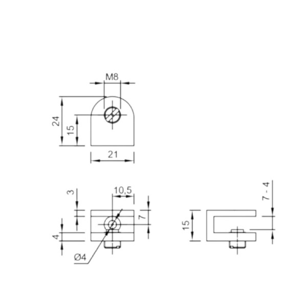 Полицетримач DM 50 G2 max 6мм хром, GIFF