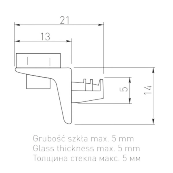 Полицетримач на присосці (сакура) SL 12, GTV